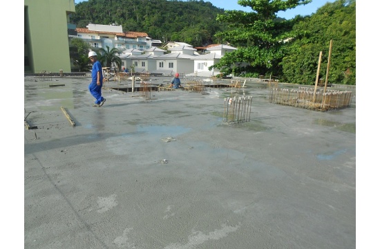 LAJE CONCRETADA DO TETO DO 1ºPAV. TIPO