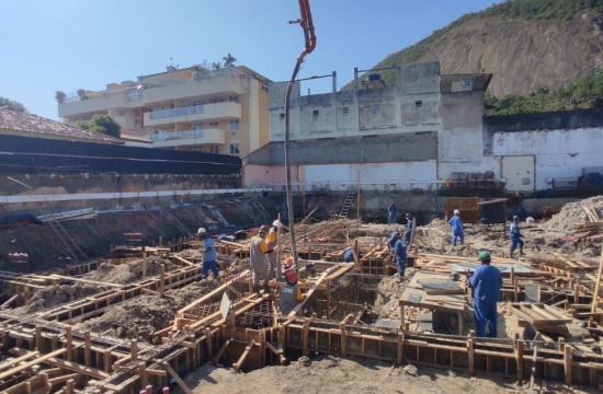 Concretagem da fundação