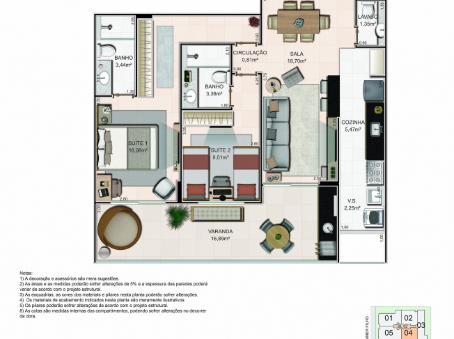 Apartamento - Tipo 04