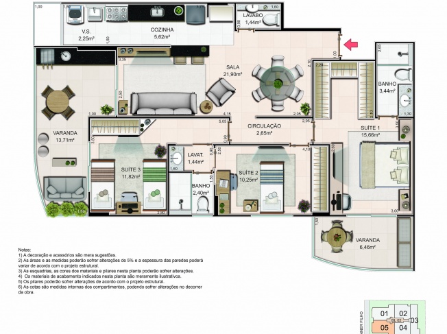 Apartamento - Tipo 05