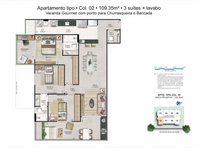 APARTAMENTO - TIPO 02