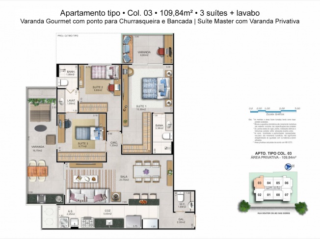 APARTAMENTO - TIPO 03