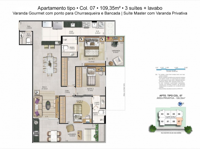 APARTAMENTO - TIPO 07